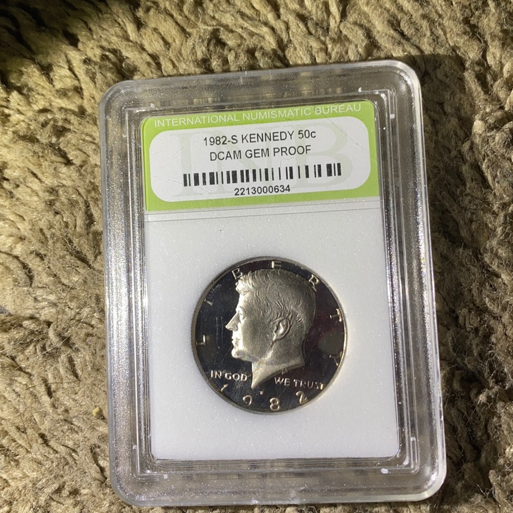 1982-S Kennedy 50c DCAM GEM PROOF